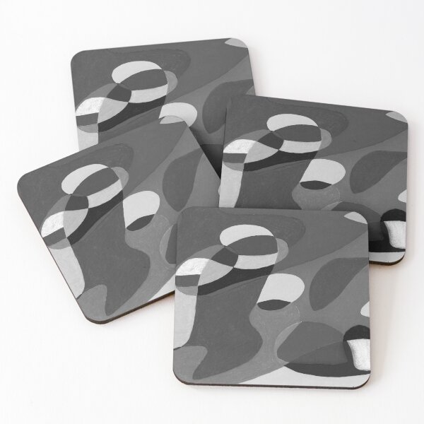 Item preview, Black, White and Gray Abstract designed and sold by Anthony Macaluso.