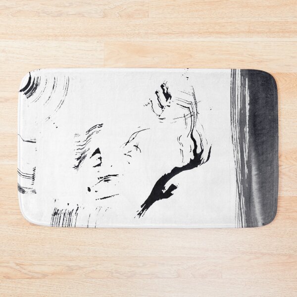 Item preview, ink explorations (018) - abstract black ink painting designed and sold by expl-rations.