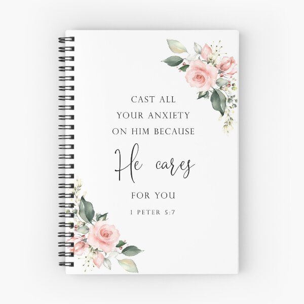 Item preview, He Cares For You Bible Verse 1 Peter 5:7 designed and sold by KAMdesignhaus.