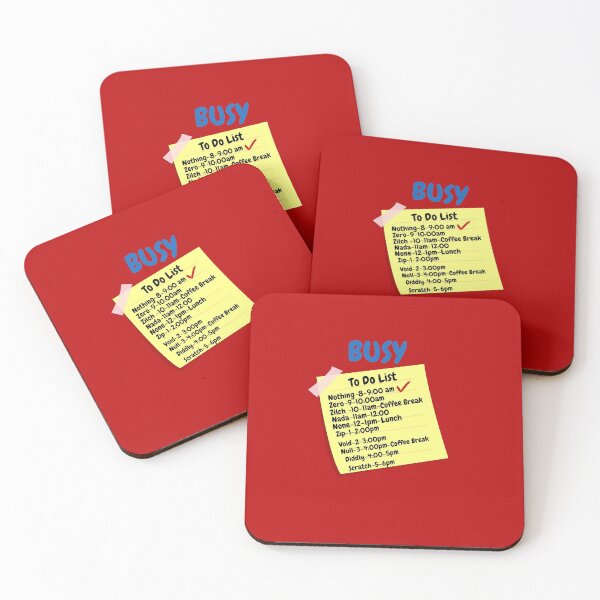 Item preview, Busy Doing Nothing To Do List designed and sold by Freestylist.