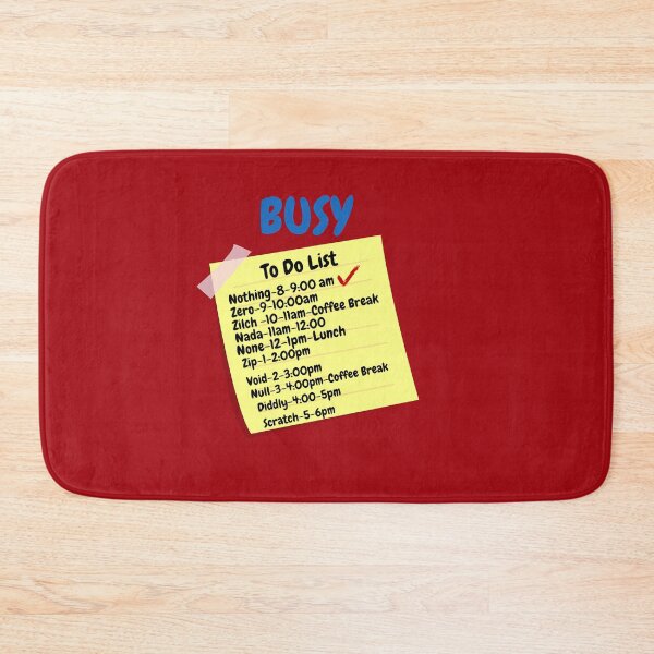 Item preview, Busy Doing Nothing To Do List designed and sold by Freestylist.