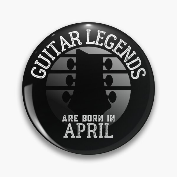 Item preview, Guitar Legends Are Born In April designed and sold by 12BarTees.