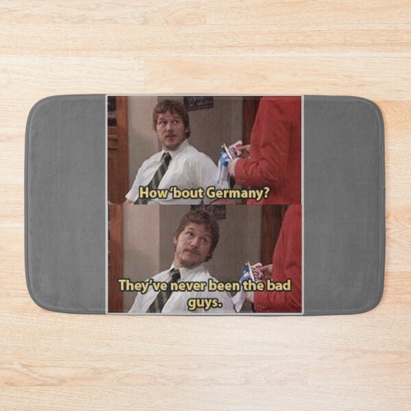 Item preview, Parks and Recreation Andy Dwyer Germany has Never Been the Bad Guys Quote  designed and sold by Lucas Marey.