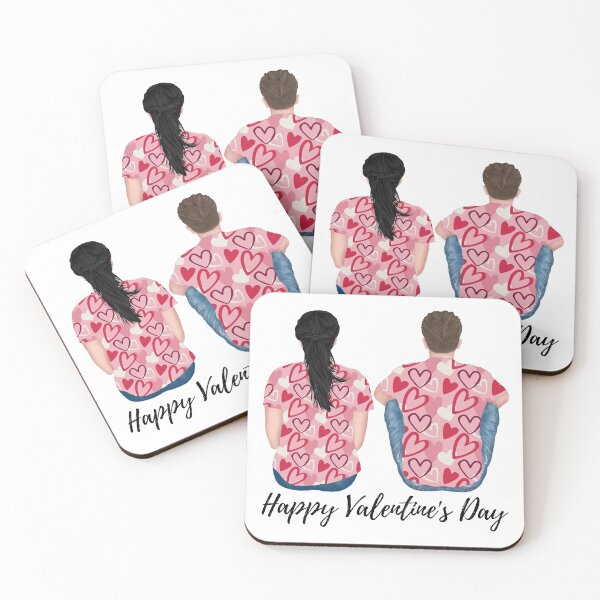 Item preview, happy valentine's day couple  designed and sold by atevern.