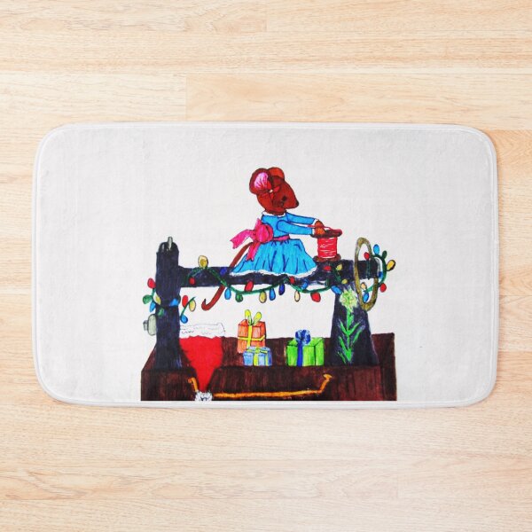 Item preview, MYRTLE MOUSE MAKES A SANTA HAT designed and sold by JoAnnHayden.
