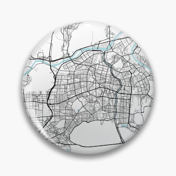 Item preview, Daegu City Map of South Korea - Circle designed and sold by deMAP.