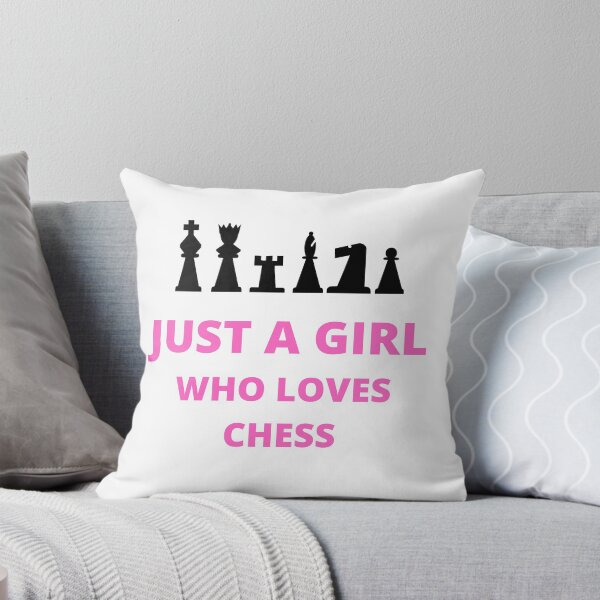 Item preview, Just A Girl Who Loves Chess designed and sold by TrendyDsignZ.