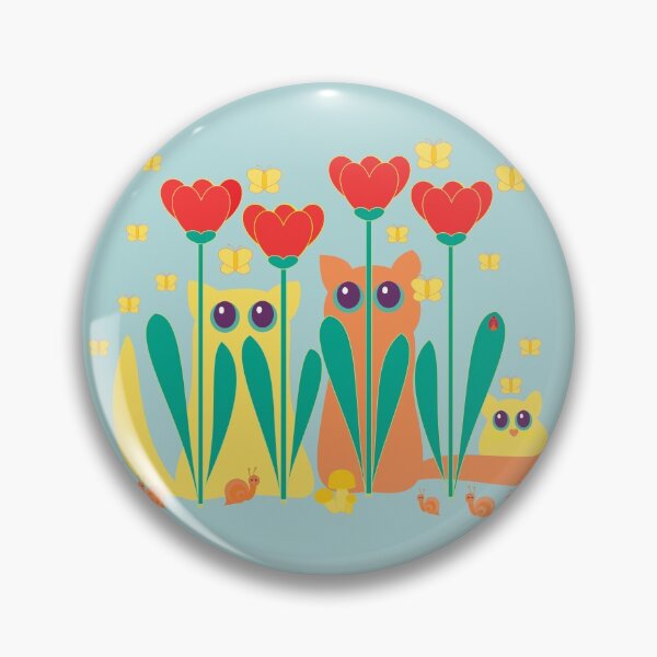 Item preview, Rabble Of Butterflies In Tulip Garden designed and sold by Jean Gregory Evans.
