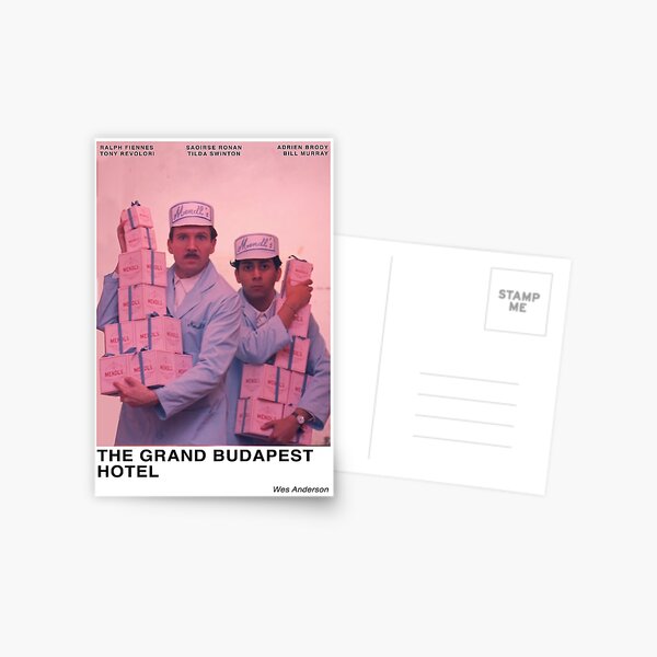 The Grand Budapest Hotel Postcard