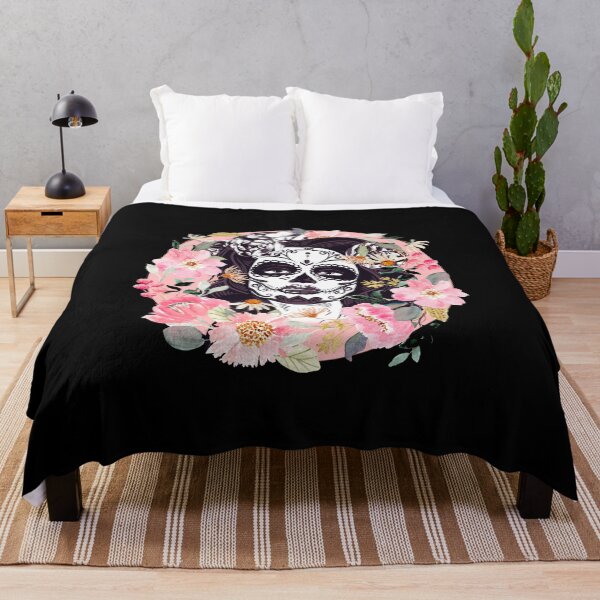 Item preview, Floral Sugar Skull Catrina designed and sold by Bragamontes.