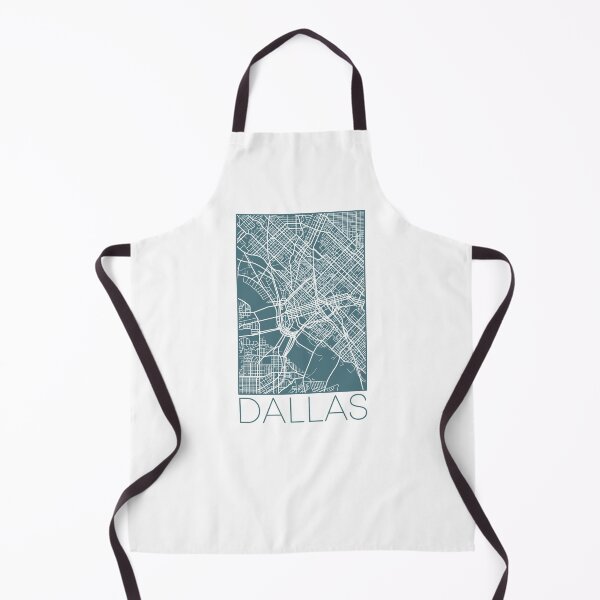 Item preview, Dallas Street Map White and Blue designed and sold by HelloGentry.