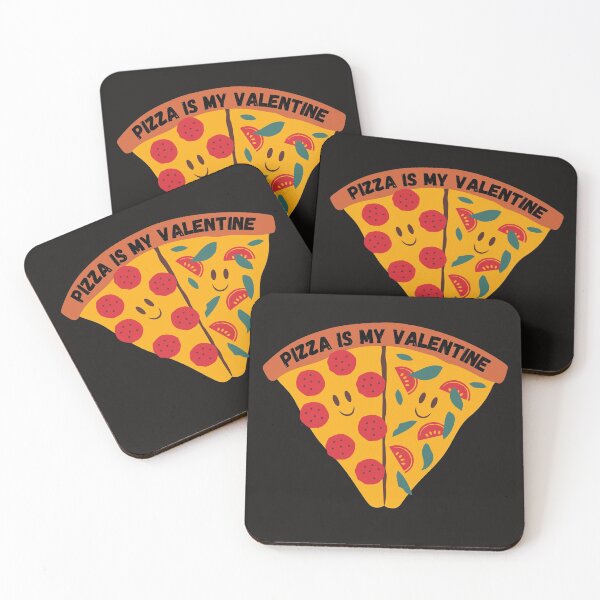 Item preview, Pizza is my valentine big slice of pizza designed and sold by KeepItSimple089.