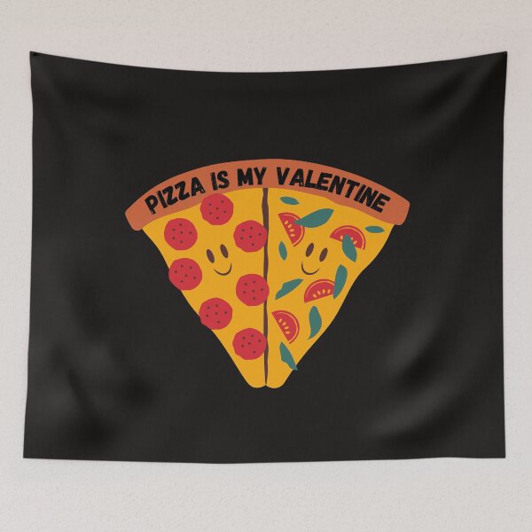 Item preview, Pizza is my valentine big slice of pizza designed and sold by KeepItSimple089.