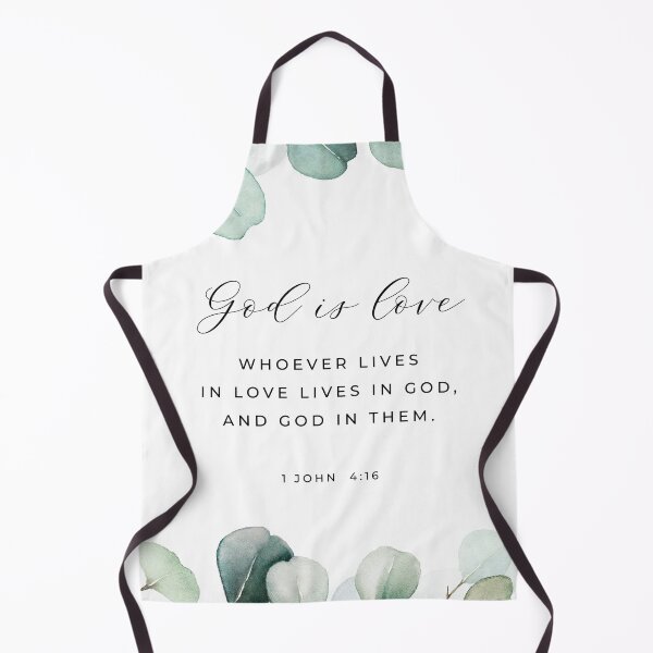 Item preview, God Is Love 1 John 4:15 Bible Verse designed and sold by KAMdesignhaus.