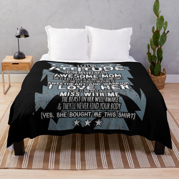 Item preview, I Get My Attitude From My Freaking Mom  designed and sold by PowersLula.