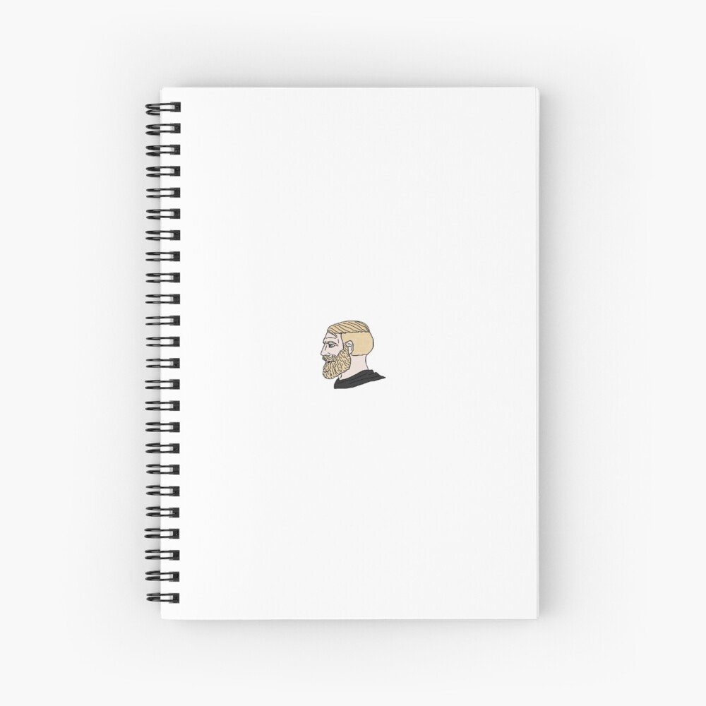 Vista previa del artículo con la obra «Cuaderno de espiral», diseñado y vendido por xxonamemestreak.