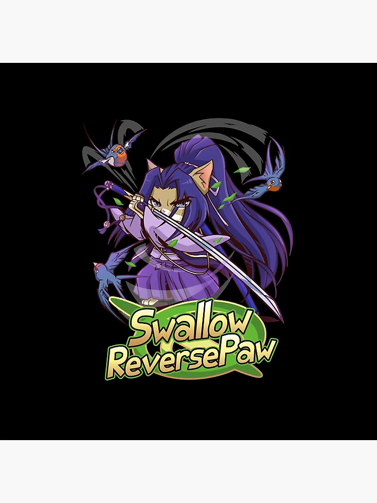Thumbnail 4 of 4, Clock, Swallow ReversePaw designed and sold by Daryel99.