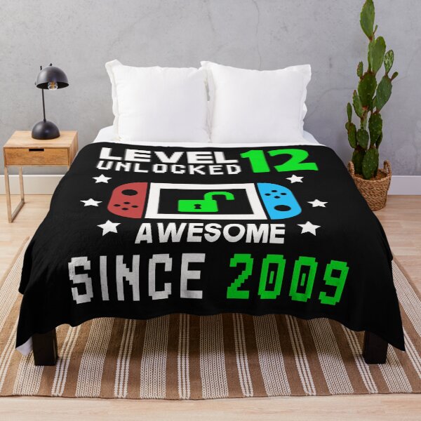 Item preview, Level 12 Unlocked Birthday Awesome Since 2009 designed and sold by binly123.