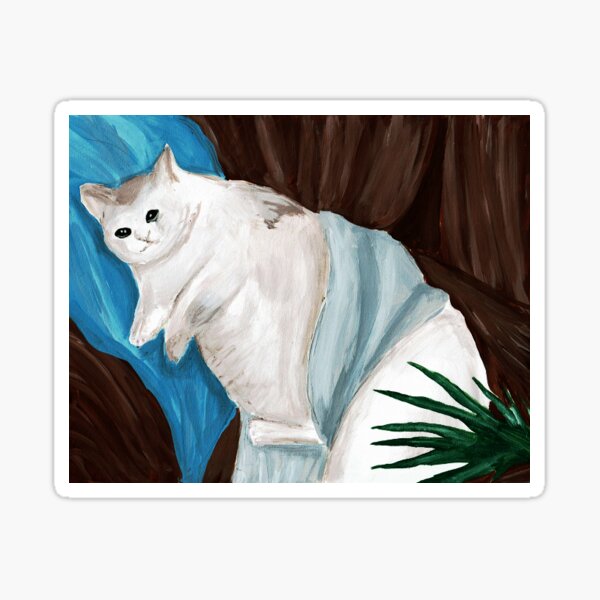 sad cat  Sticker