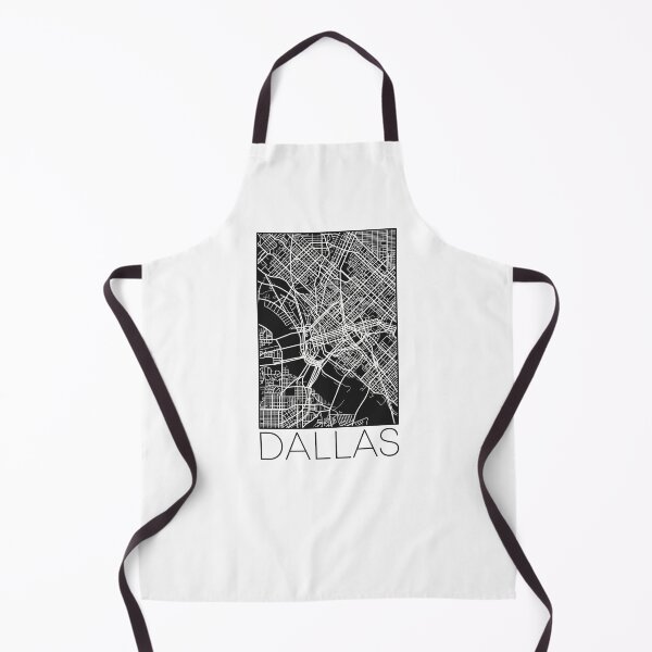 Item preview, Dallas Street Map White and Black designed and sold by HelloGentry.