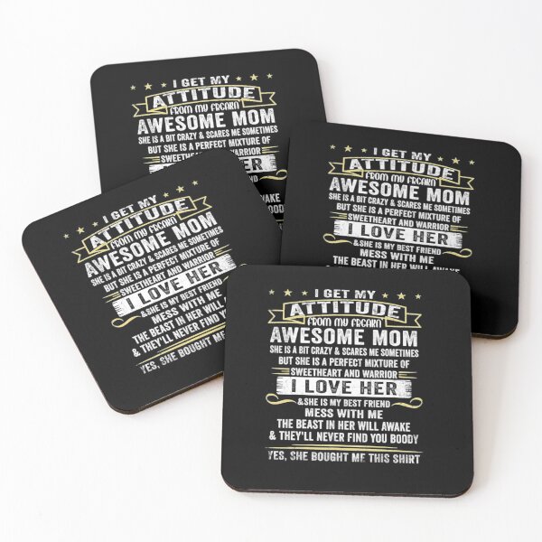Item preview, I Get My Attitude From My Freaking Mom designed and sold by PowersLula.