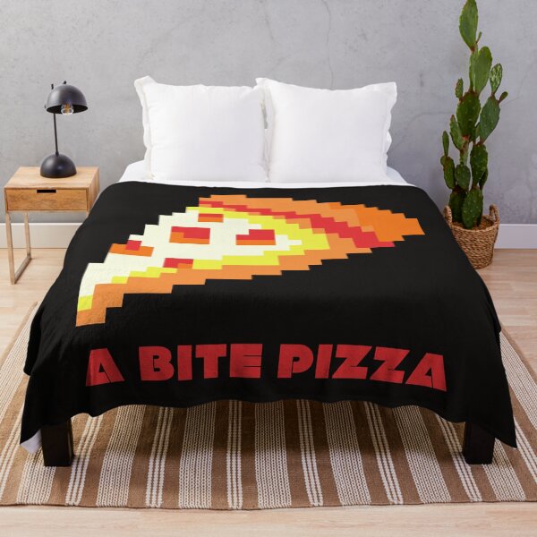 Item preview, Pizza is my valentine 8 bit A bite of pizza designed and sold by KeepItSimple089.