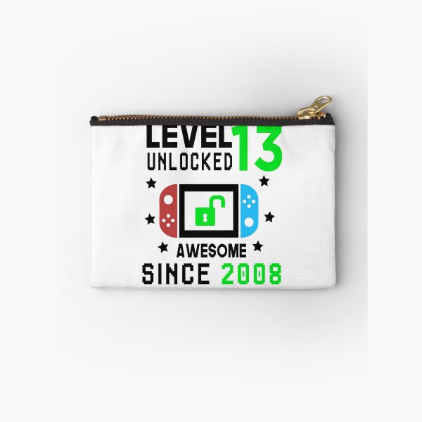 Item preview, Level 13 Unlocked Birthday Awesome Since 2008 designed and sold by binly123.