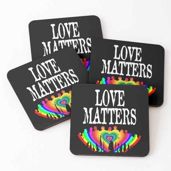 Item preview, Pride - Love Matters Quote T- Shirt designed and sold by GuitarZan's.