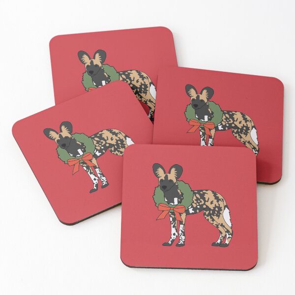 Item preview, Christmas African Painted Dog designed and sold by taylorrowan.