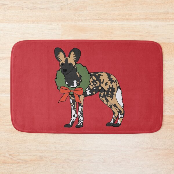 Item preview, Christmas African Painted Dog designed and sold by taylorrowan.