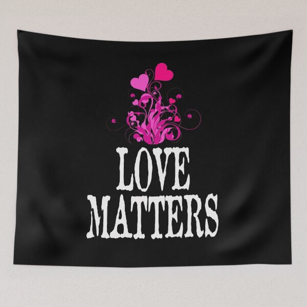 Item preview, Love Matters Quote designed and sold by GuitarZan's.
