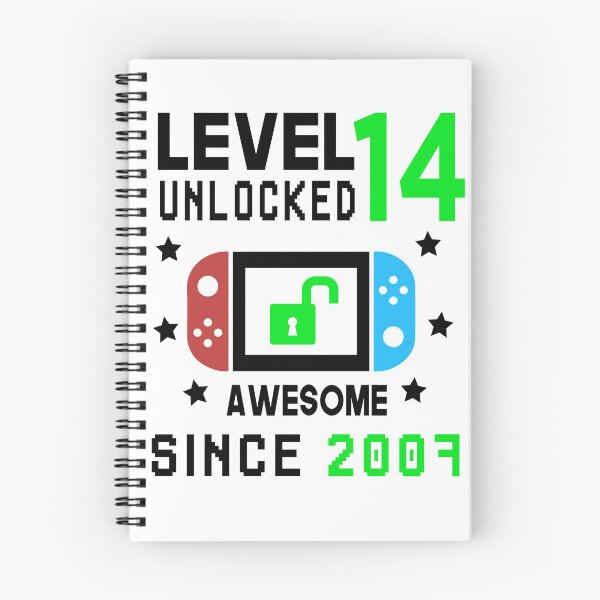 Item preview, Level 14 Unlocked Birthday Awesome Since 2007 designed and sold by binly123.