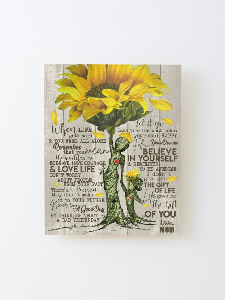 Mother Sunflower Mom You Are The World Mom Gift Quilt Blanket