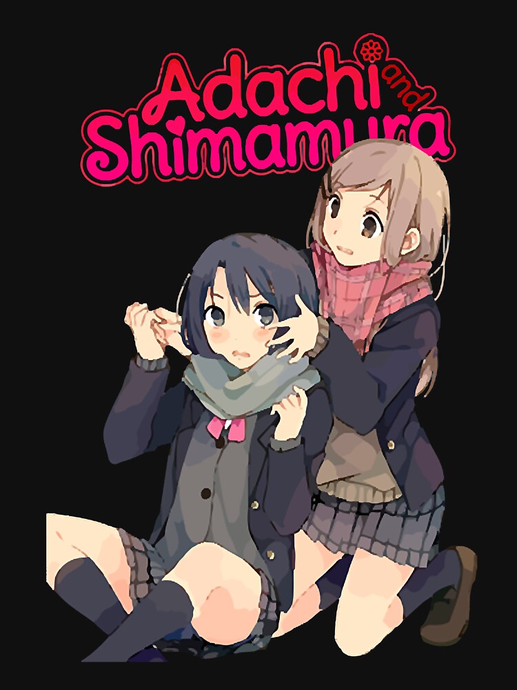 Adachi to Shimamura - Adachi Sakura and Shimamura Hougetsu - Anime -  T-Shirt