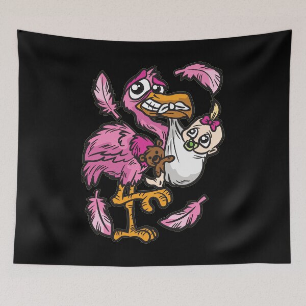 Item preview, Flamingo with Baby designed and sold by Moonpie90.