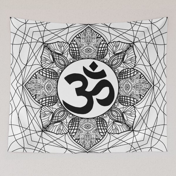Item preview, Om mandala full designed and sold by Alyssa Denyer.