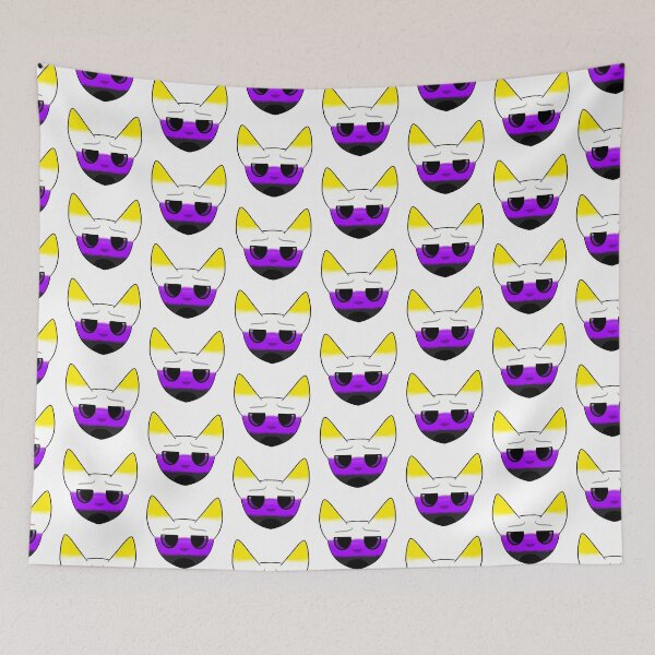 Item preview, Non binary cat designed and sold by EmberDino.