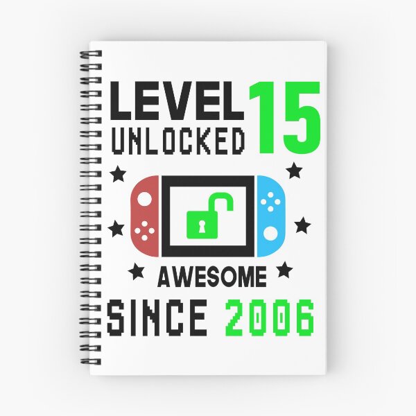 Item preview, Level 15 Unlocked Birthday Awesome Since 2006 designed and sold by binly123.