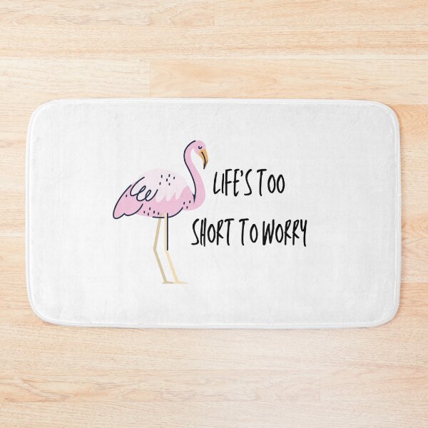 Item preview, Life's too Short Flamingo designed and sold by RueBennet.