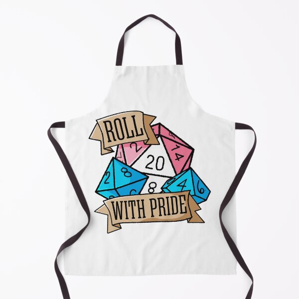 Item preview, Trans Roll With Pride - DnD - RPG Dice designed and sold by QnElizabeth193.