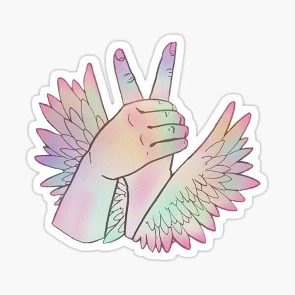 The Angel Movement Colour Sticker