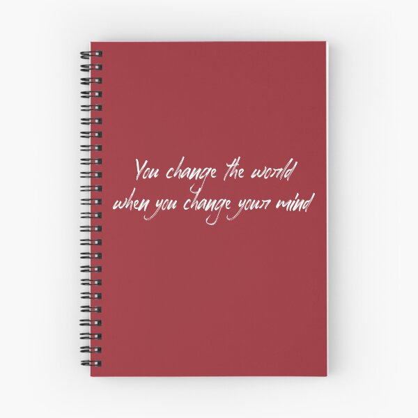Item preview, You Change the World When You Change Your Mind designed and sold by LilacWaves.