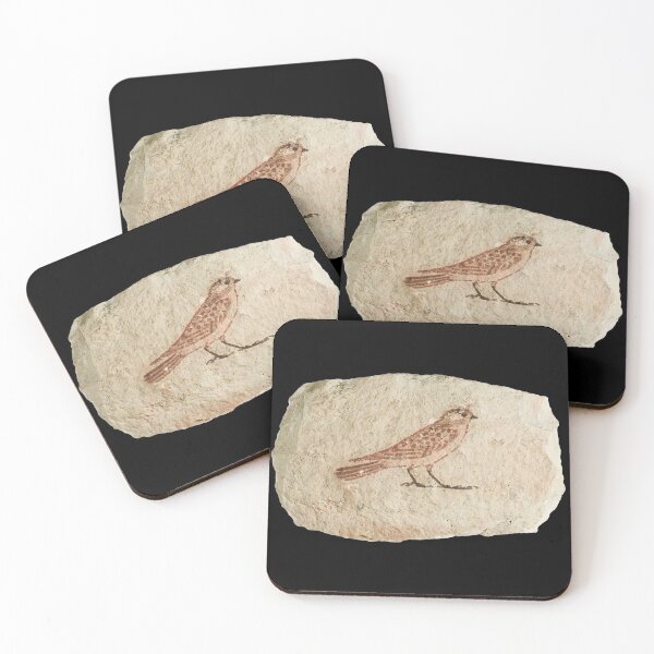 Item preview, Limestone ostraca with a painting of a Swallow (On black) designed and sold by DotorEaon.