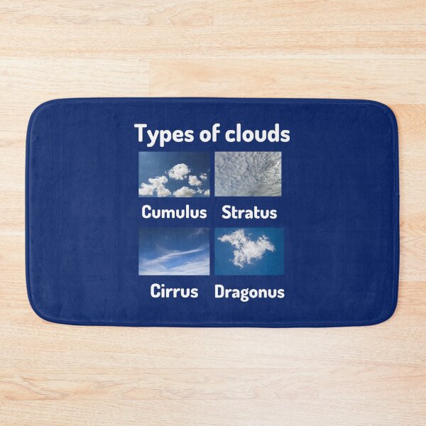 Item preview, Types of clouds (cumulus, stratus, cirrus, dragonus) designed and sold by Ollie P.  Leo.