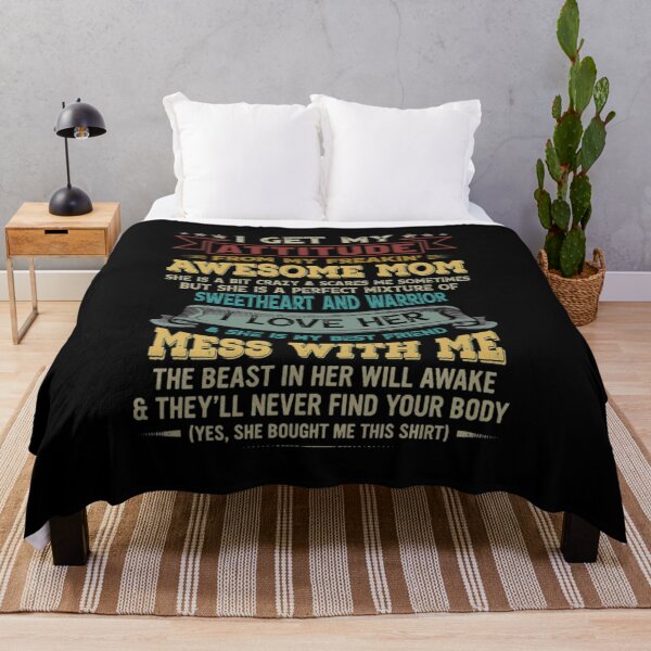 Item preview, I Get My Attitude From My Freaking Awesome Mom  designed and sold by LuraLynda.