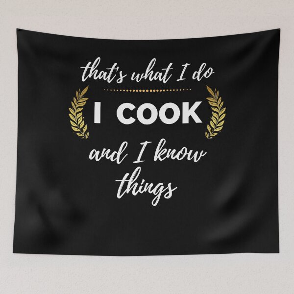 Item preview, Chef - I Cook And I Know Things Cooking Gift designed and sold by healthybrains.