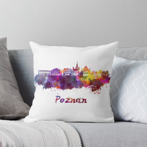 Item preview, Poznan skyline in watercolor designed and sold by paulrommer.