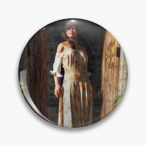 Item preview, Woman at a Medieval Door designed and sold by Daniel Eskridge.