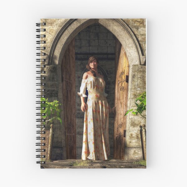 Item preview, Woman at a Medieval Door designed and sold by Daniel Eskridge.