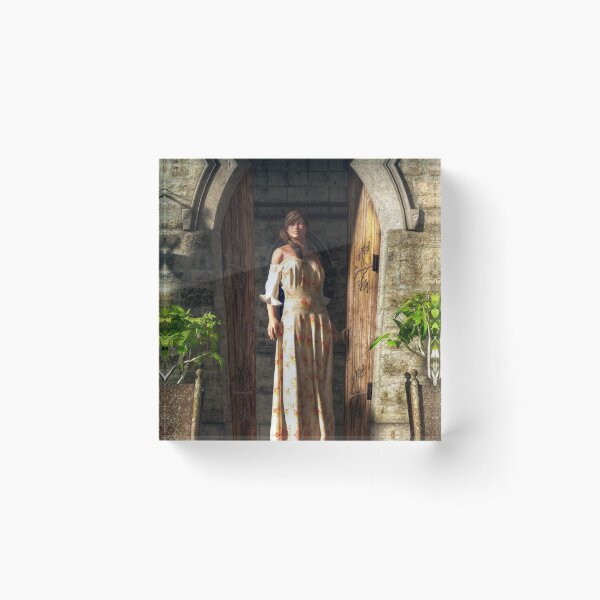 Item preview, Woman at a Medieval Door designed and sold by Daniel Eskridge.